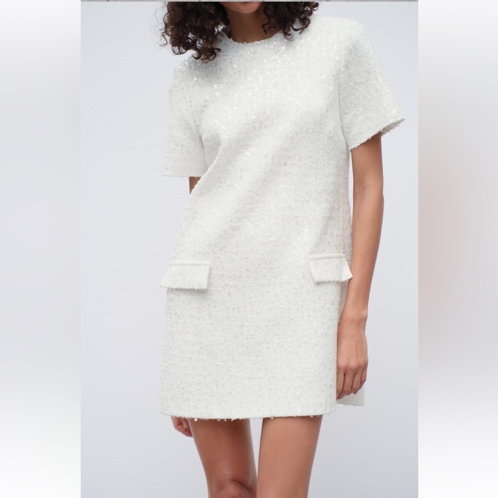 New ZARA Sequin Mini Dress - Picture 3 of 8